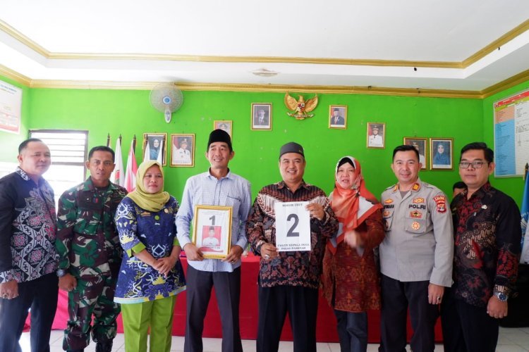 Tujuh Calon kepala Desa Ditetapkan maju diPemilihan Kepala Desa oleh Pemerintah Kecamatan Palas