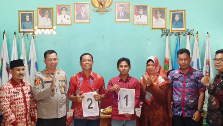 Tujuh Calon kepala Desa Ditetapkan maju diPemilihan Kepala Desa oleh Pemerintah Kecamatan Palas